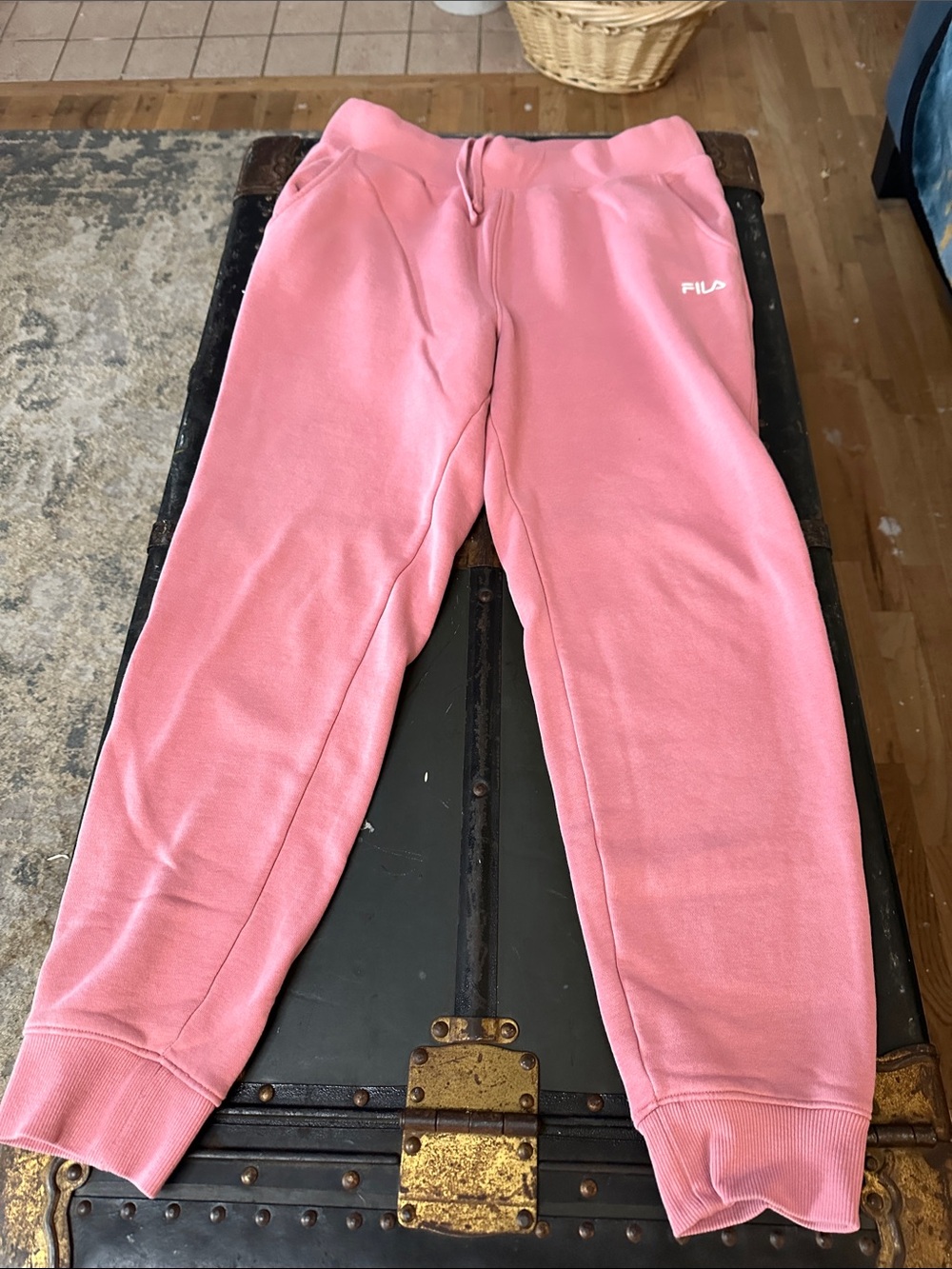 Fila Women’s Pink Jogger Sweatpants with Logo